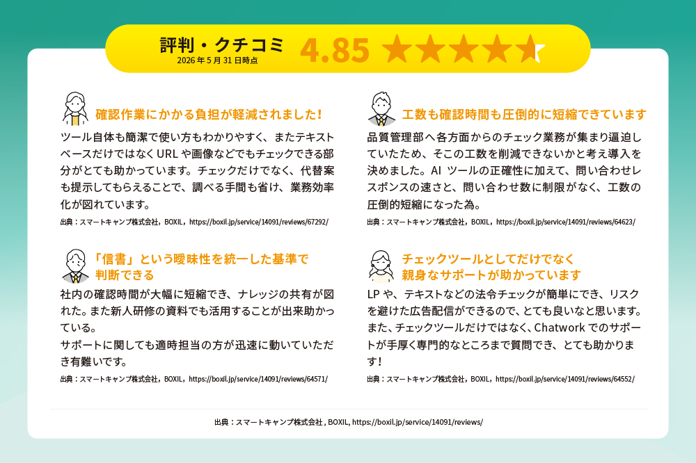 評判・口コミ